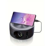Portable Mini Hd Projector, Affordable Full Hd Video, For Bedrooms, Home Theater, Outdoor Camping Pd6cc