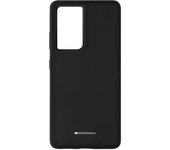 Funda Samsung Galaxy S21 Ultra En Silicona Semirrígida Soft Touch Mercury Negra