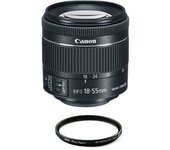 Canon Ef-s 18-55mm F4-5.6 Is Stm Black (white Box) + Hoya 58mm Pro 1d Protector
