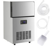 Máquina De Hacer Cubitos De Hielo Plateada 45 Kg/24 H Vidaxl