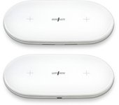 2x Cargador Por Inducción Qi, Carga Rápida 15 W De Minibatt - Blanco