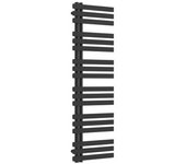 Radiador Toallero Mural Slidre De Baño 660 W 18 Lamas Acero 140x50 Cm - Negro [neu.haus]