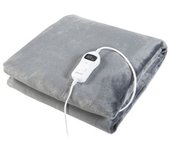 Manta Eléctrica Archi 10 Niveles De Calor 120w Vlies 200x150 Cm - Gris Claro [en.casa]