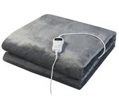 Manta Eléctrica Archi 10 Niveles De Calor 120w Vlies 200x150 Cm - Gris Oscuro [en.casa]