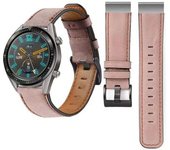Correa De Cuero Vintage Leather Para Garmin Fenix 7 - Sapphire Solar Edition Rosa