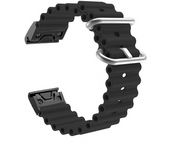 Correa Ocean Negro Para Garmin Instinct 2 Solar