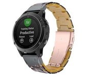 Correa Resina Premium Ajustable Leopard Para Garmin Instinct Crossover Solar