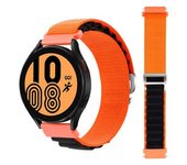 Correa Loop Alpine Para Garmin Fenix 6s Solar Naranja Y Negro
