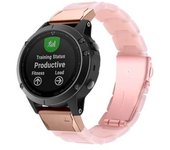 Correa Resina Premium Ajustable Rosa Para Garmin Fenix 7 - Sapphire Solar Edition