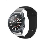 Correa Silicona Liquida Suave Para Garmin Instinct Crossover Solar Negro