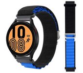 Correa Loop Alpine Para Garmin Fenix 6s Pro Solar Negro Y Azul