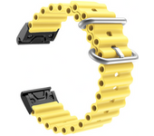 Correa Ocean Amarillo Para Garmin Instinct 2 Solar