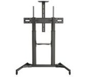 Sts-42106n Soporte De Pie Para Pantalla Plana 2,54 M (100") Soporte De Suelo Con Ruedas Para Pantalla Plana Negro