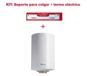 Termo Eléctrico, Regent, Regent 50 Litros + Soporte De Pared Instafix, Instalación Vertical