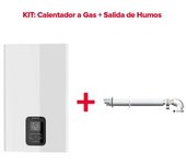 Calentador A Gas Estanco Instantaneo, Ariston, Next Evo X 16 Litros Con Kit De Humos, Gas Natural, Clase Energetica A