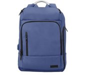 Mochila Grande Antirrobo Impermeable Para Portátiles Hasta 17,3 Pulgadas Promate Trekpack Azul