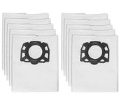 10 Bolsas De Repuesto Para Aspiradoras Karcher Mv4, Mv5, Mv6, Wd4, Wd5 Y Wd6
