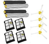 1 Juego De Extractor De Residuos, Filtros Y Kit De Reposición De Cepillo Lateral Para Irobot Roomba Serie 800 Y 900
