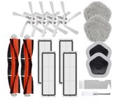 16 Piezas Para Robot Aspirador Bot W10 Y W10 Pro, Filtro Hepa, Cepillo Lateral Principal, Paño De Fregona Y Soporte Para Fregona.