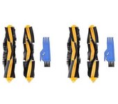 Paquete De 4 Cepillos De Repuesto Para Aspiradora Compatibles Con Ecovacs 950 Ozmo