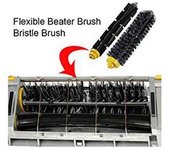 Kit Para 675 645 655 671 677, Filtro, Cepillo Lateral, Cerdas Y Cepillo Batidor Flexible