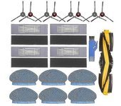 Kit De Accesorios Para El Filtro De Mopa, Cepillo Principal Y Cepillo Lateral Compatible Con Ecovacs Deebot