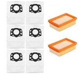 Compatible Con Nt20-30-38wd4wd5wd6 Filtro Para Aspiradora En Seco Y Húmedo Bolsa Para Polvo Repuestos