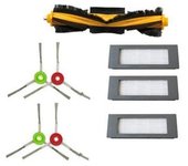 8 Filtros De Cepillo Lateral Y Rodillo Para Aspiradora Robot Ecovacs Deebot Ozmo 900 Dn5g.