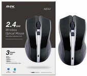 Raton Wireless Optico Negro N8741 One Plus