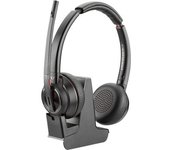 Poly Savi 8220 Uc Microsoft Teams Certified Dect 1880-1900 Mhz Usb-a Headset Inalámbrico Y Alámbrico Diadema Oficina/centro De Llamadas Bluetooth
