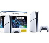 Sony Playstation 5 Slim Disc Edition 1tb + Fortnite - Blanco