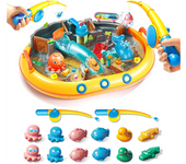 Caza De Pesca Para Niños (pescado) En La Piscina