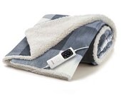 Imetec 16715 Manta Eléctrica 150 W Gris Poliéster, Terciopelo