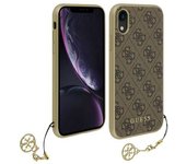 Guess Carcasa Colección Monograma Iphone Xr Rígida Bumper - Marrón