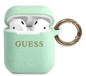 Funda Guess Silicona Para Apple Airpods 1 | Airpods 2 Color Verde