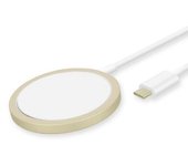 Cargador Magsafe Iphone Carga Inalámbrica Magnética Potencia 15w Guess - Dorado