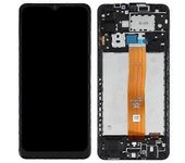 Pantalla Lcd Y Digitalizador Oem De Grado S Compatible Con Samsung Galaxy A12 A125 + Pieza De Marco - -