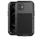 Funda Metálica Love Mei Para Iphone 12 - - Negro