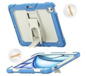Funda De Silicona Hídrica Para Pc Para Ipad Air 13 (2024) - - Beige Azul Cian
