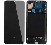 Compatible Con Samsung Galaxy A50s A507 Grado C Oled Pantalla Y Digitalizador + Marco (sin Logotipo) - -