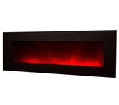 Chemin'arte 120 Chimenea Eléctrica Pared Extra Ancha Con Efecto Llama