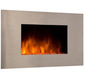 Chemin'arte Chimenea Eléctrica 2000w Con Mando A Distancia - Pure Inox