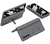 Gkk - Funda Magnética Plegable Para Samsung Galaxy Z Fold4 5g, Antirrobo, Delgada, A Prueba De Caídas, De Policarbonato Rígido Y Vidrio Templado Con
