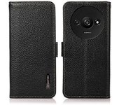 Funda Magnética Para Teléfono Móvil Xiaomi Redmi A3/poco C61 4g, Funda De Piel De Vaca Auténtica Con Bloqueo Rfid