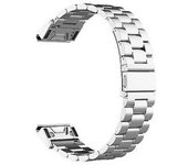 Correa Para Garmin Fenix5/forerunner935/garmin Approach S60 Correa De Reloj De Liberación Rápida De Metal De Acero Inoxidable Con 3 Cuentas Plata