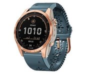 Correa Para Garmin Fenix ​​​​7s/6s/5s Correa De Reloj De Silicona Azul Lago Yemaesre