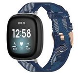 Correa Para Reloj Fitbit Versa 3 Correa De Nailon Azul Yemaesre