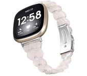 Correa Para Fitbit Versa 3 / Sense Correa De Reloj De Resina Blanca Yemaesre
