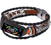 Pulsera De Correa De Pu De Estilo Étnico Retro Para Huawei Band 6/honor Band 6 Yemaesre Marrón