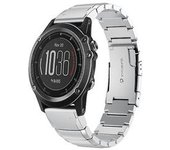 Correa Para Garmin Fenix ​​​​3 Hr 26 Mm Correa De Reloj De Acero Inoxidable Con Concha De Tortuga Plata Yemaesre